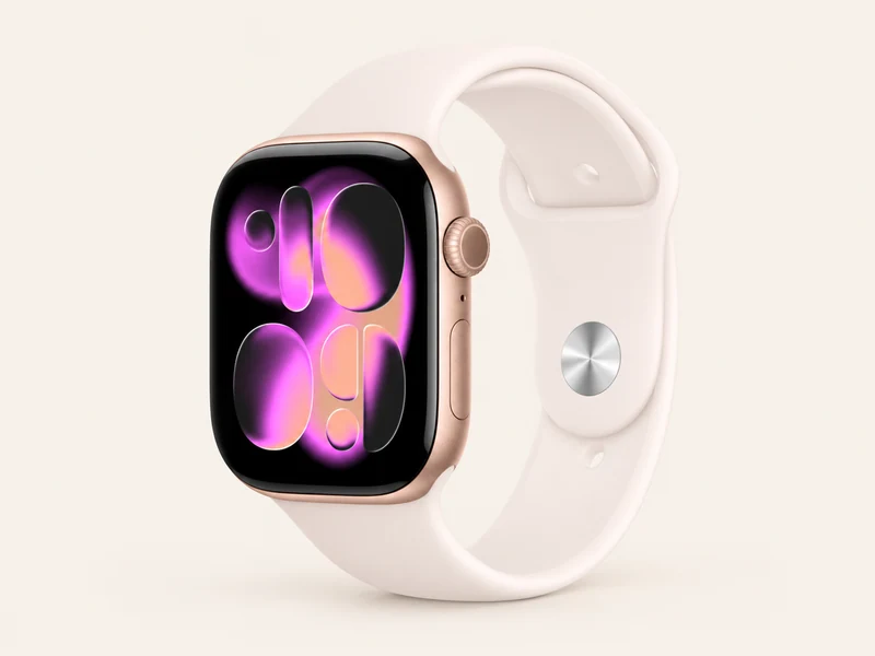 Apple Watch Series 11 42 мм, Rose Gold / Light Blush, S/M
