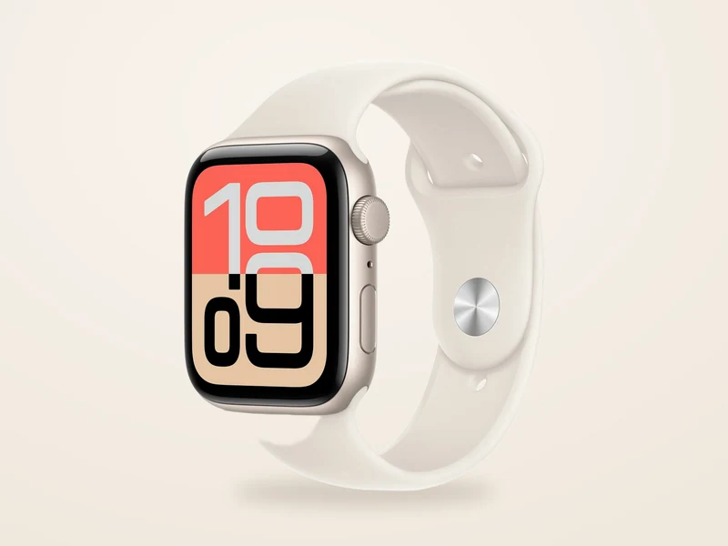 Apple Watch SE 3 (2025) 40 мм, Starlight, S/M