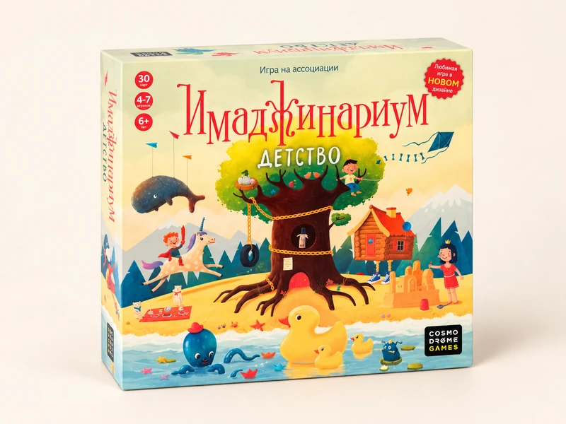 Настольная игра Cosmodrome Games «Имаджинариум Детство», 6+