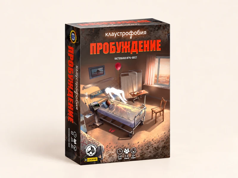 Настольная игра-квест «Клаустрофобия: Пробуждение»